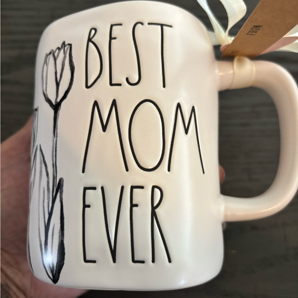 Rae Dunn Best Mom Ever Ceramic Mug